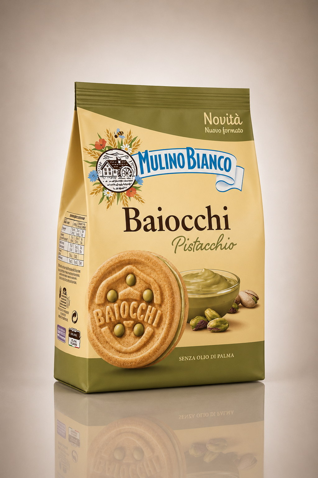Mulino Bianco Baiocchi Pistacchio cookies are the perfect treat everyday