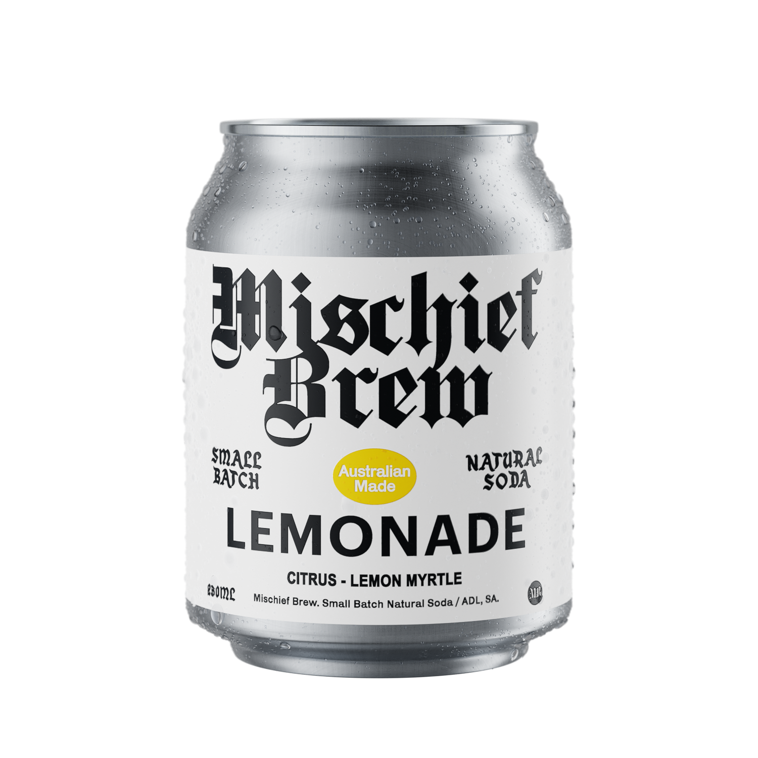 Handmade Australian made lemonade with lemon myrtle