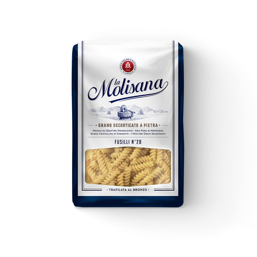 La Molisana Premium Italian Fusilli No GMO and Vegan Friendly