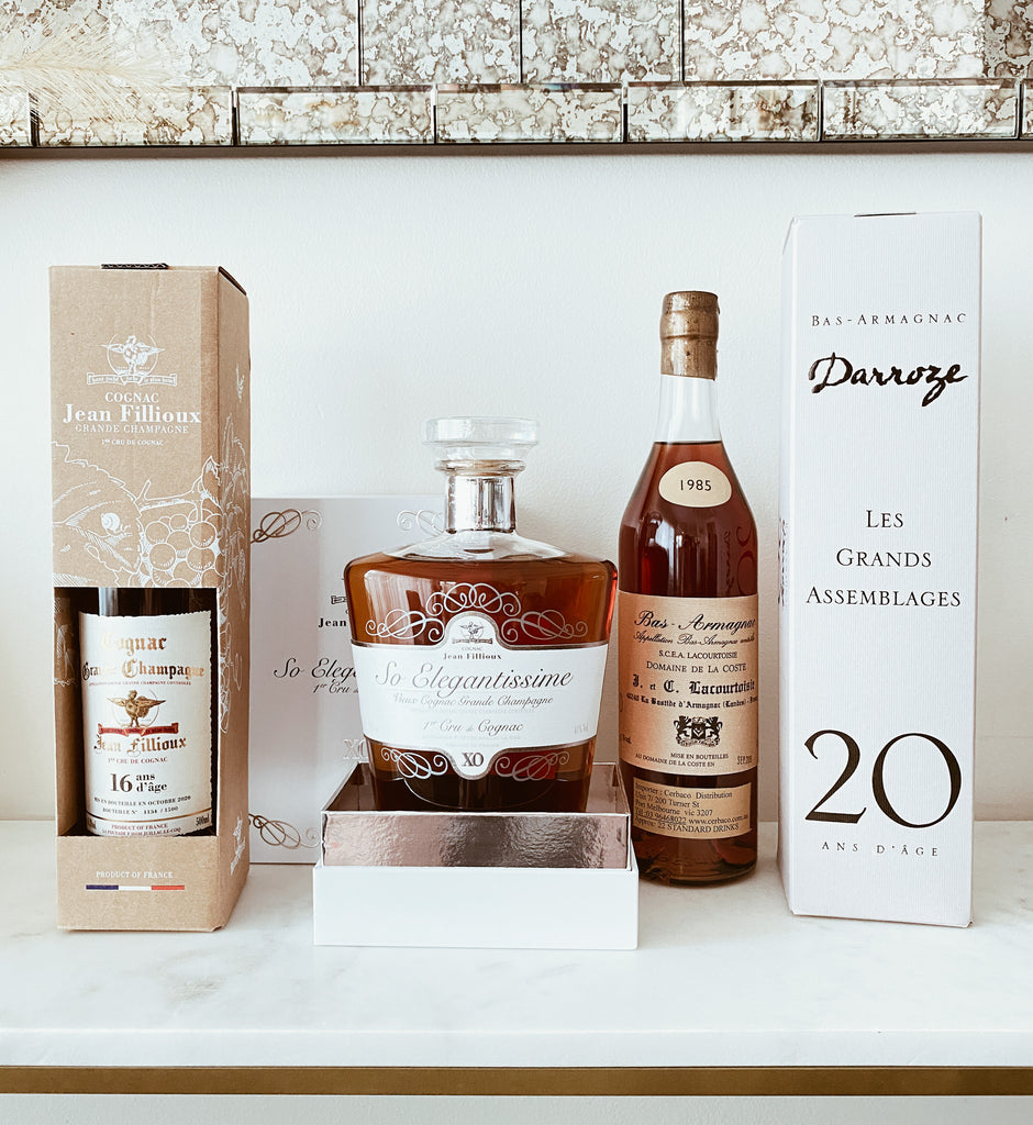 Cognac, Armagnac, Bourbon & Whiskey