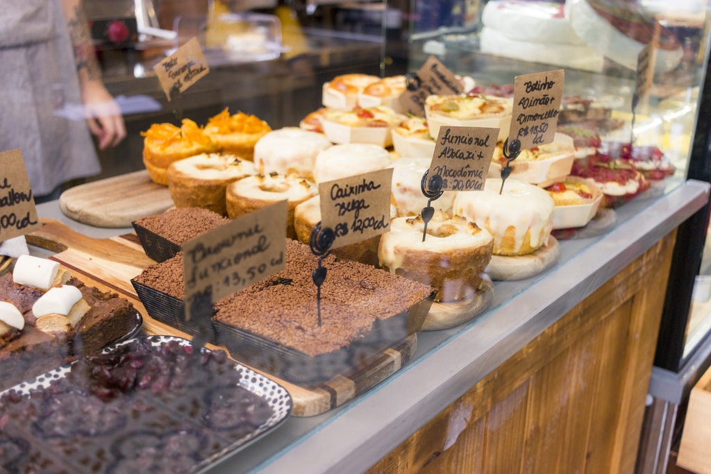 selection of sweet and delicious foods