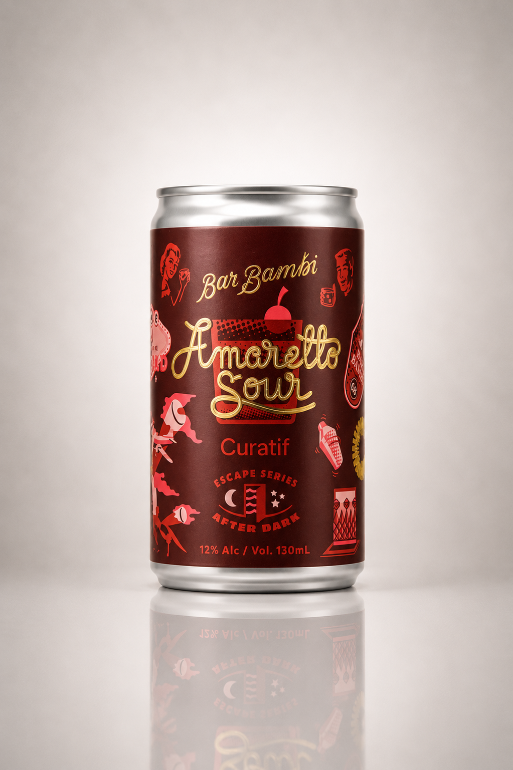 Amaretto Sour can by bar bambi and curatif