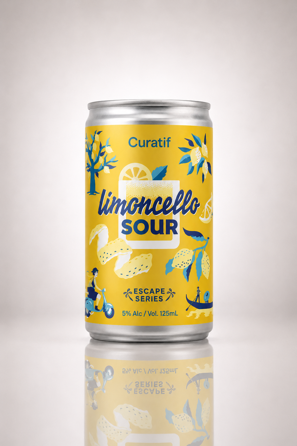 escape with the curatif limoncello sour. perfect for a summer day