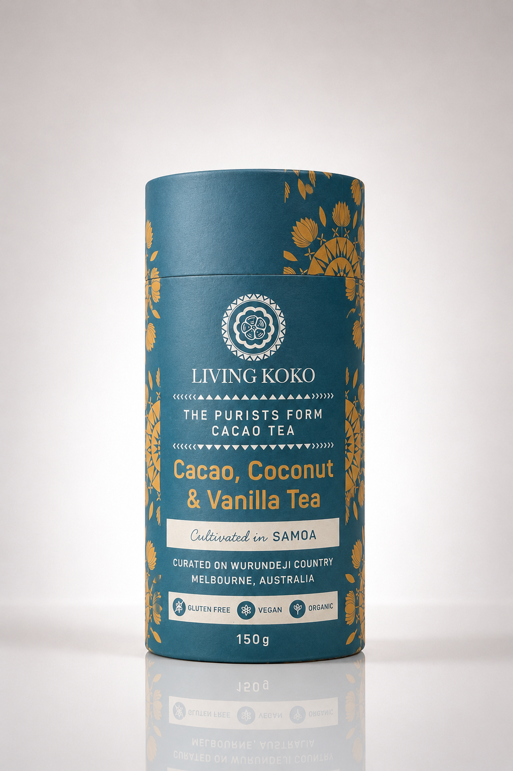 Living Koko Cacao, Coconut & Vanilla Tea 150g