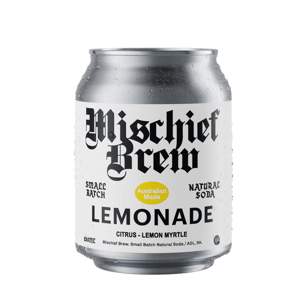 Handmade Australian made lemonade with lemon myrtle