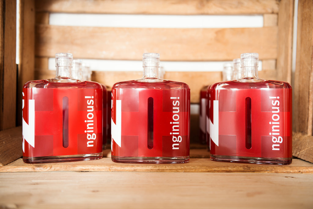 nginious! swiss blended gin made to capture the essence of switzerland