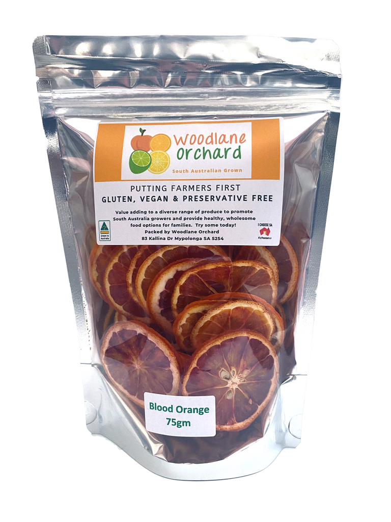 Woodlane Orchard Dried Blood Orange Natural no additives gluten free seasonal fruit premium quality