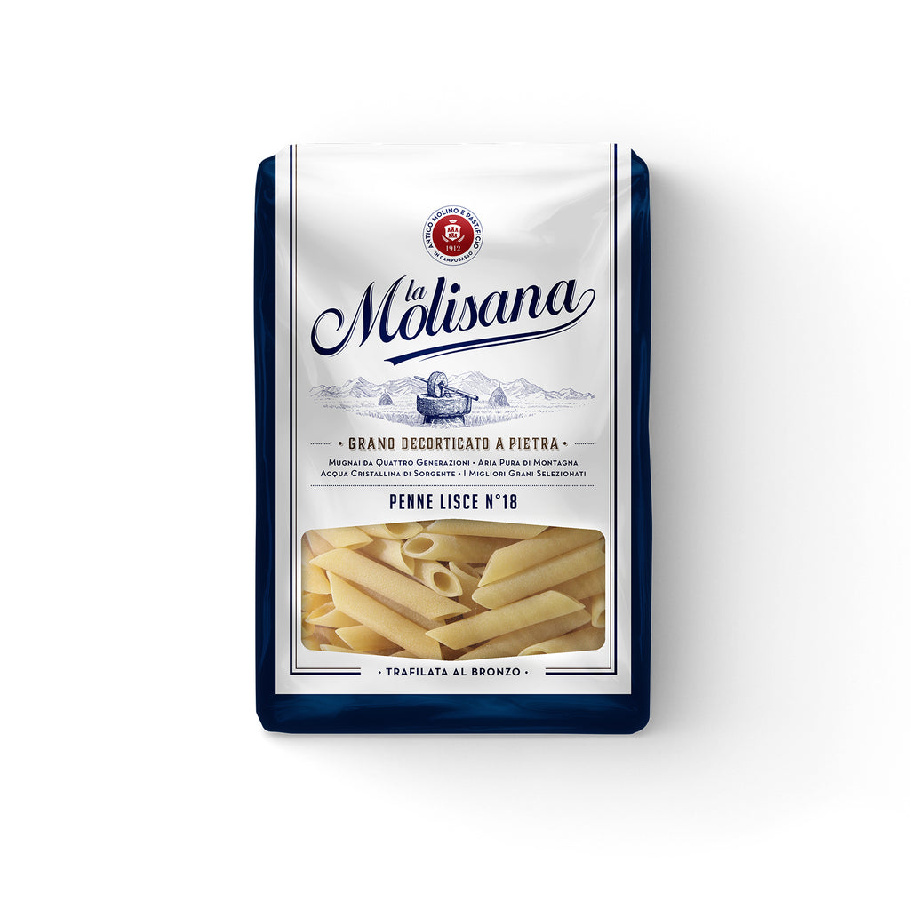 La Molisana Premium GMO Free Vegan Friendly Penne Lisce Pasta