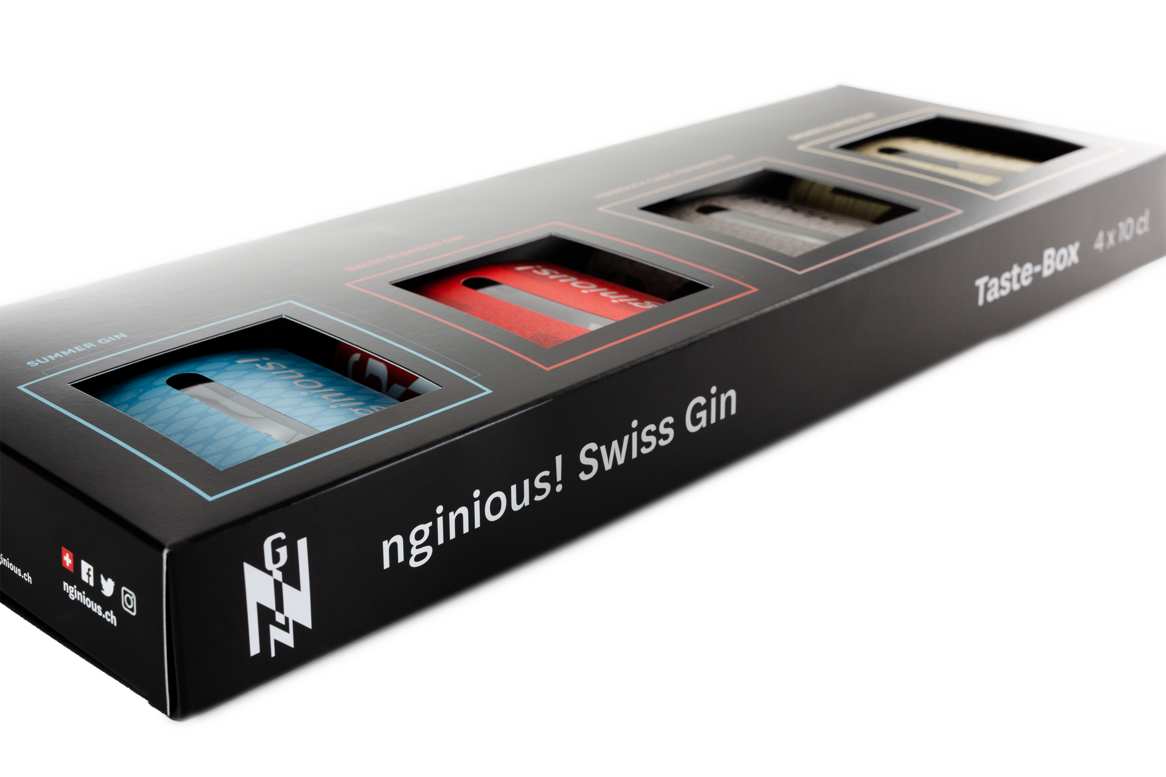 nginious! swiss made gin taste box
