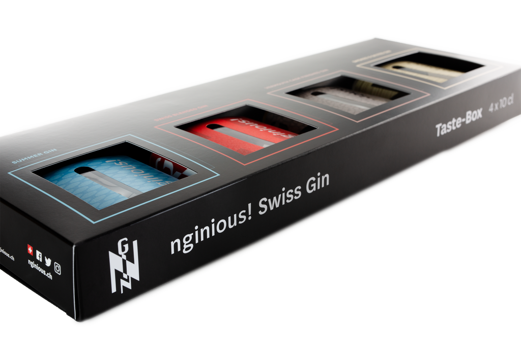nginious! swiss made gin taste box